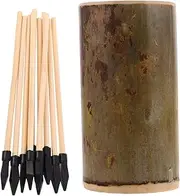 Gogogmee Bamboo Tossing Arrows Set Traditional Garden Game Prop for Outdoor Play for Building