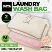 2PC Home Master® Laundry Wash Bag Protect Delicate Garments Medium 30 x 16cm