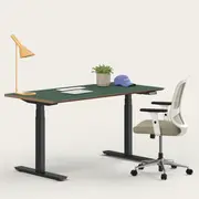 Recess Active Bundle | Ergonomic Chair Desk | Home Office Furniture Packages, Eucalypt / Small - 120W x 70D (cm) / Forest/Black