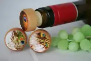 1- Peacock Feather Wine Stopper Wine Stopper Cork Stopper Feather Stopper Gift