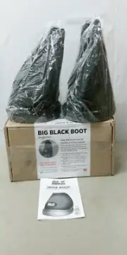 NEW IceHorse Laminitis Treatment Big Black Hoof Boot Pair LARGE 6 insert Therapy