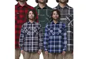 EOFY SALE 5 x Hard Yakka Mens Check Flannel Shirt Y07752 - Multicolour (5x Flannies Colour Chosen at Random) Comfortable, Durable & Versatile