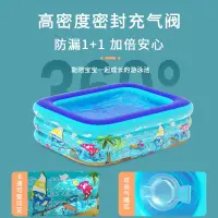 在飛比找樂天市場購物網優惠-充氣游泳池 戲水池 充氣水池 充氣游泳池兒童家用寶寶嬰兒洗澡