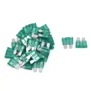 Flat Fuse Car Blade Fuse Metal 30A 30pcs 19x18x5mm Car Fuse