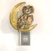 Bath & Body Works Wallflower Fragrance Plug In Owl on Crescent Moon NIGHT LIGHT
