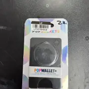 PopSockets Popwallet+ Cell Phone Wallet & Grip Stand Black New - PLEASE READ