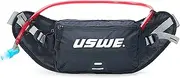 USWE Zulo Hydration Hip Pack - with Organizer and Side Pockets, Bounce Free Hip Belt (2L, Black)
