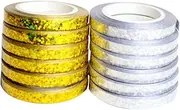 12 Pcs Curling Ribbons for Balloons Handmade Present Wrap Accessories Silver for Crafts Weddings Party Planning Scrapbooking Decorations