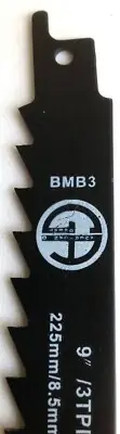 Reciprocating Saw Blade for WOOD 9" inch 3TPI HCS 10 Blades BMB3