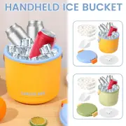 2.6L Ice Bucket with Lid PP Container for Freezer Insulated Ice Bucket qigCL