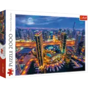 Puzzle 2000 elementów. Światła Dubaju