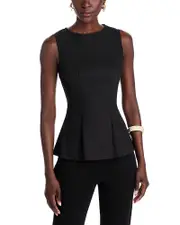 Aqua Peplum Hem Top - Exclusive