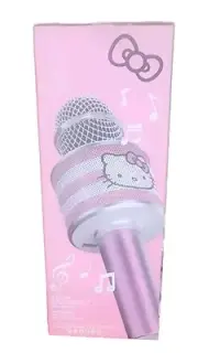 Hello Kitty Pink Bluetooth Karaoke Microphone/Wireless Speaker Unopened New Box