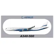 RBF現貨 HI FLY A340-500 20X8.8CM STICKER 貼紙 S-R-A345-CS *FREE SHIPPING*
