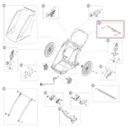 Thule Frame Recline Frame Connectors Single for Thule Chariot Sports Cross 2