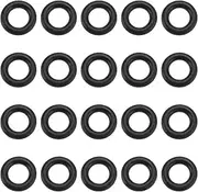 20Pcs O Rings for Pressure Washer Hose Compatible with Black and Decker Pressure Inner Diameter 6mm Outer Diameter 9.8mm Thickness 1.7mm Black