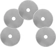 SEWACC 5Pcs Replacement Cutting Blades for Rotary Cutter Sharp Round Hole Blades for Quilting Patchwork Crafts and Sewing Durable and Easy to Install