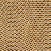 Tim Holtz PWTH079 Materialize ZigZag Orange Cotton Fabric By Yard