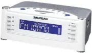 RCR-22 Atomic with FM-RDS / AM / Aux-in Digital Tuning Radio, silver, Clock