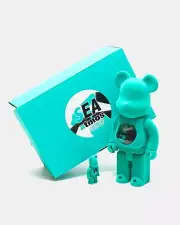 BE@RBRICK X atmos X WIND AND SEA • TYPE-2 • 100% & 400% • Cross-Posted • Firm