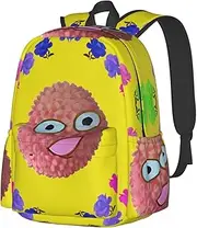 [vacsAX] Smiley Lychee School Backpack Rucksack Large Capacity Back Pack with Front Pocket Lightweight School Bags