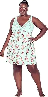 [Avenue] Women's Plus Size Chemise Lace Sexy PRT