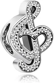 [QueenCharms] Music Note Charm Bead for Bracelets