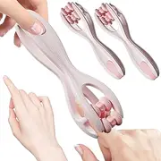 2PCS Finger Massager, Double Hand Massage Roller with Comfortable Grip, Portable Hand Massager for Finger, Palms, & Wrists