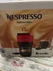 new unopened box Breville Bluetooth Vertuo Pop+ Nespresso Machine in Spicy Red