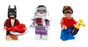 Lobster Loving Batman, The Calculator and Dick Grayson minifigs