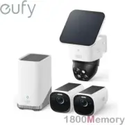 eufy Security Advanced Security Kit eufyCam S330 2 Pack Homebase 3 SoloCam S340