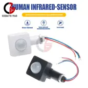 LED Security PIR Infrared Motion Sensor Detector Switch Outdoor Light AC85-265V