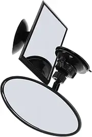 LOORGVEL 1 Set Adjustable Car Mirror for Backseat Rotating Rearview Mirror with Strong Suction Cup for Observation Cars Strollers Carriages
