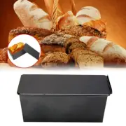 450-1000g Non-stick Toast Box Kitchen Bread Loaf Tin Pan Mold W/ Lid Baking Tool