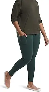 [No Nonsense] Women's Cotton Lounge Legging with Pocket, black, XL