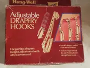 Vintage NEW IN BOX Newell Adjustable Drapery Hooks