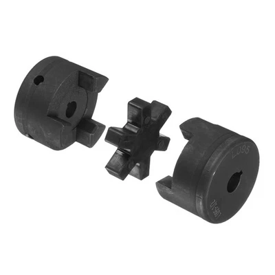 1/2 " to 7/8" L095 Flexible 3-Piece L-Jaw Coupling Coupler Set