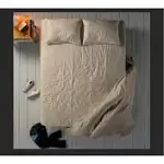 【FUWALY】舒芙蕾防螨防水單人3尺床包+枕套兩件組(防水 防螨 單人 床包 枕套 保潔墊 素色寢具 針織 棉 過敏) 棕色