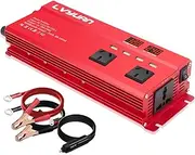 Yinleader Inverter 1000W Car Power Inverters 12v DC to 240v AC Converter with 4 AC Outlet 4 USB, 12 Volt Invertor Car Cigarette Lighter Inverter for Vehicles