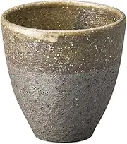 Marui Seiyo Shigaraki Ware 3-4500 Hechimon Tea Cup, Capacity Approx. 7.8 fl oz (220 ml), Iraka, Brown