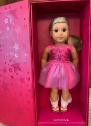American Girl Create Your Own 18" Doll Med Light Skin Blonde Hair Brown Eyes NEW
