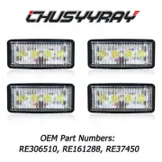4PC LED upper cab light Fits John Deere 7210, 7410, 7510, 7610, 7710, 7810 WHITE