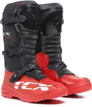 TCX Comp Kids Motocross Boots, black-red, Size 30 Black Red