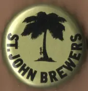 USA Plastic Lined Beer Crown Bottle Cap: St. John Brewers Brewing