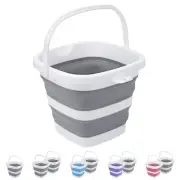 Collapsible Bucket, 5L 1.3Gallon Small Cleaning Mop Buckets for Household Out...