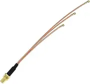 ROBAUN 1PC 1 in 3 SMA Female to 3X U.FL RG178 Pigtail Cable Adapter 20cm 25cm 30cm for Router AP(20cm)