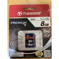 在飛比找蝦皮購物優惠-原裝創見SD 8GB Transcend SDHC卡 C10