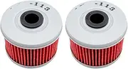 Motorcycle Oil Filter For XL125V VT125C TRX300X TRX400EX TRX300EX TRX500TM TRX350TM TRX350TE TRX350FM(2 Pieces)