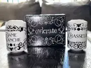 Salt And Pepper Shaker - Owlcrate (New In Box) Dame Blanche & Chasseur