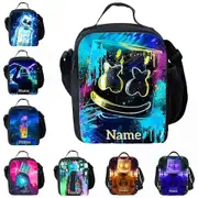 Marshmello Insulated Lunch Bag Boys Girls Leakproof School Food Box E